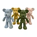 bear shaped natural latex teether toy